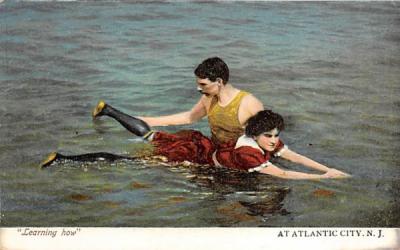 Learning how Atlantic City, New Jersey Postcard