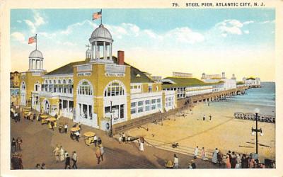 Steel Pier Atlantic City, New Jersey Postcard