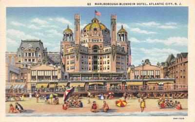 Marlborough-Blenheim Hotel Atlantic City, New Jersey Postcard