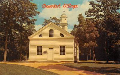 The church at the Deserted Village Allaire, New Jersey Postcard