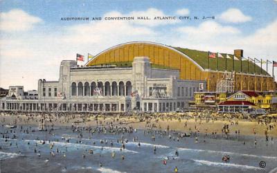 Auditorium and Convention Hall Atlantic City, New Jersey Postcard