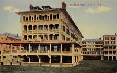 Haddon Hall Atlantic City, New Jersey Postcard