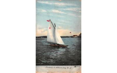 Yachting at Atlantic City New Jersey Postcard