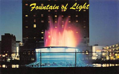 Fountain of Light Atlantic City, New Jersey Postcard