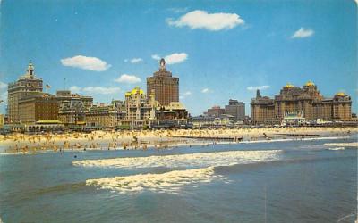 Skyline of Atlantic City New Jersey Postcard