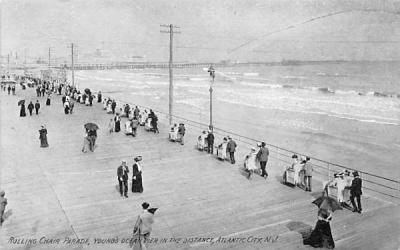 Rolling Chair Parade Atlantic City, New Jersey Postcard