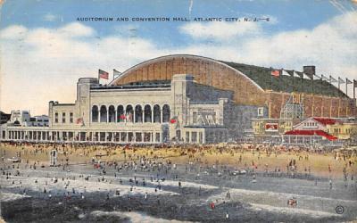 Auditorium and Convention Hall Atlantic City, New Jersey Postcard