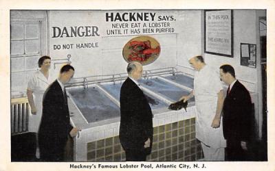 Hackney's Famous Lobster Pool Atlantic City, New Jersey Postcard