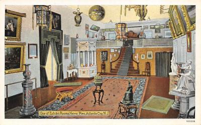 One of Exhibit Rooms, Heinz Pier Atlantic City, New Jersey Postcard