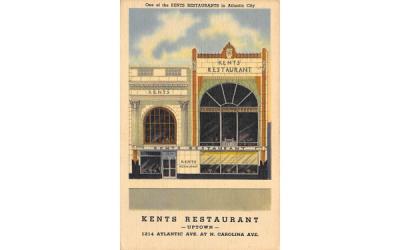 One of the Kents Restaurants in Atlantic City New Jersey Postcard