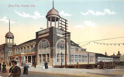 Steel Pier Atlantic City, New Jersey Postcard