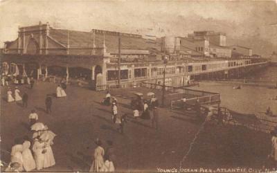 Young's Ocean Pier Atlantic City, New Jersey Postcard