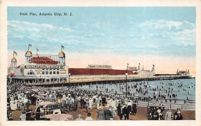 Steel Pier Atlantic City, New Jersey Postcard