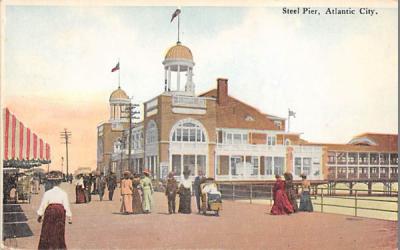 Steel Pier Atlantic City, New Jersey Postcard