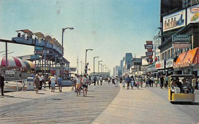 The Boardwalk Atlantic City, New Jersey Postcard