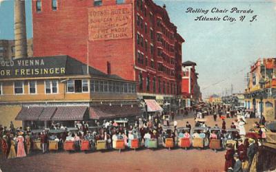 Rolling Chair Parade Atlantic City, New Jersey Postcard