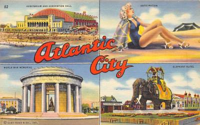 Atlantic City New Jersey Postcard