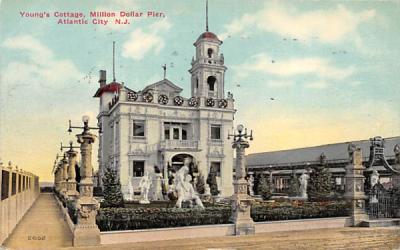 Young's Cottage, Million Dollar Pier Atlantic City, New Jersey Postcard