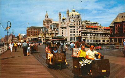 Rolling Chairs Atlantic City, New Jersey Postcard