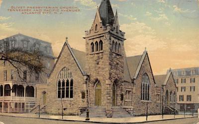 Olivet Presbyterian Church Atlantic City, New Jersey Postcard