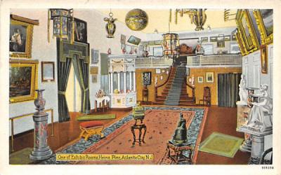 One of Exhibit Rooms, Heinz Pier Atlantic City, New Jersey Postcard