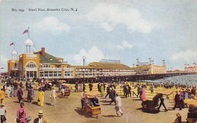 Steel Pier  Atlantic City, New Jersey Postcard