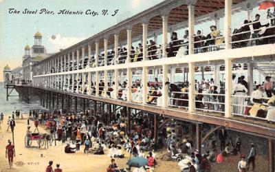 The Steel Pier Atlantic City, New Jersey Postcard