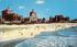 The famous Beach and central skyline Atlantic City, New Jersey Postcard