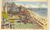 Boardwalk Scene Atlantic City, New Jersey Postcard