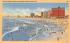 Lower Chelsea Beach and Hotels Atlantic City, New Jersey Postcard