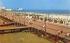 Boardwalk beach & the Atlantic Ocean Atlantic City, New Jersey Postcard