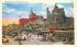 Beach Scene Atlantic City, New Jersey Postcard