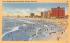 Lower Chelsea Beach and Hotels Atlantic City, New Jersey Postcard