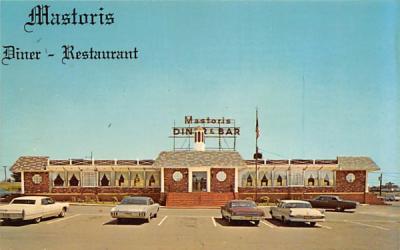 Mastoris Diner - Restaurant Bordentown, New Jersey Postcard