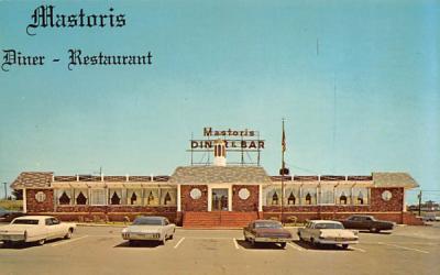 Mastoris Diner-Restaurant Bordentown, New Jersey Postcard