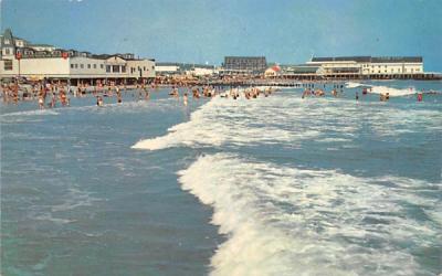 Cape May Beach New Jersey Postcard