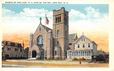 Church of Our Lady, R. C. Star of the Sea Cape May, New Jersey Postcard