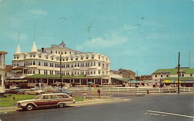 Colonial Hotel and Pool Beach Drive Cape May, New Jersey Postcard