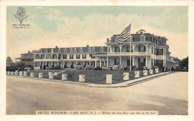 Hotel Windsor Cape May, New Jersey Postcard