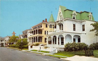 Victorian Setting-(Congress Place) Cape May, New Jersey Postcard