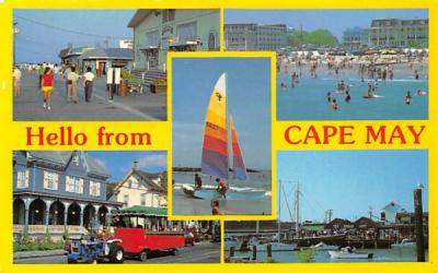 Hellow from Cape May New Jersey Postcard