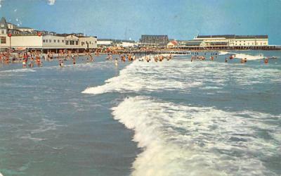 Cape May Beach New Jersey Postcard