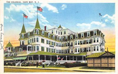 The Colonial  Cape May, New Jersey Postcard