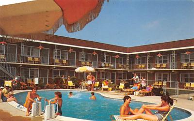 Colton Court Motor Inn Cape May, New Jersey Postcard