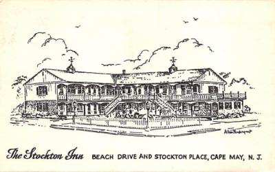 The Stockton Inn Cape May, New Jersey Postcard