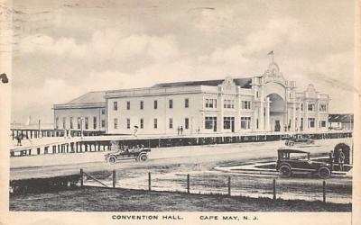 Convention Hall Cape May, New Jersey Postcard