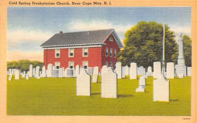 Cold Spring Presbyterian Church Cape May, New Jersey Postcard