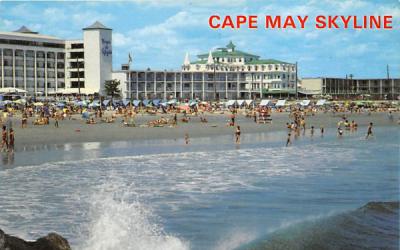 Cape May Skyline New Jersey Postcard