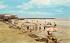 View Looking North at Cape May Beach New Jersey Postcard