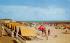 Boardwalk and Beach Scene Cape May, New Jersey Postcard